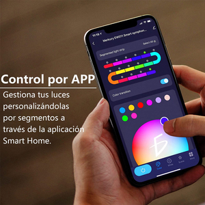 RGB สำหรับแถบไฟ LED อัจฉริยะบลูทูธ รีโมทคอนโทรล IR 44 ปุ่ม + แอพซิงค์เพลงพร้อมสายไฟ PCB สีดำ 5V WS2812B - Product Image 3