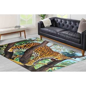 Alfombra con Diseño de Tigre: Alfombra Antideslizante, Alfombra Estampada, Alfombra de Chenilla - Product Image 2