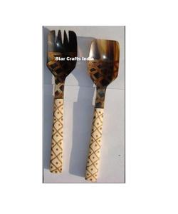 High Quality Glossy Polished <b>Salad</b> Servers <b>Salad</b> <b>Tools</b> Kitchenware Spoons Eco-Friendly Dishwasher Safe American Style - Product Image 2