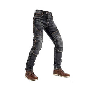 Coupe-vent uni teint léger hommes moto pantalon d'équitation vente chaude facile à porter hommes pantalon d'équitation - Product Image 5