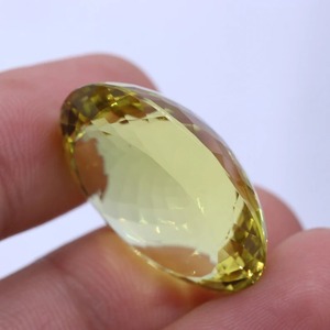 Piedra Preciosa de Citrino Suelta Súper Limpia, Color Amarillo Natural, Corte Ovalado Facetado, Gran Tamaño, Calidad Superior, Certificada por Terceros, en Oferta - Product Image 2