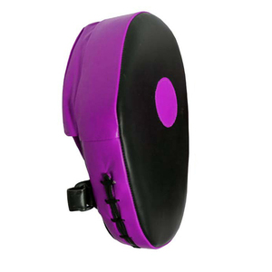 Guantes de Boxeo de Piel Sintética Morada con Cordones y Correa Ajustable para la Muñeca, Unisex, Equipo de Entrenamiento de Artes Marciales - Product Image 3