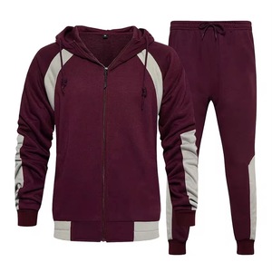 Conjuntos de Chándal para Hombre Personalizables al por Mayor OEM, de Algodón/Poliéster Ligero y Transpirable, Ideales para Invierno y Uso Casual - Product Image 1