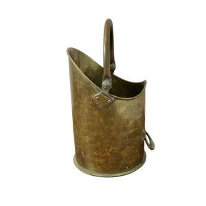 Popular Black Coated Metal Iron Eco-Friendly Modern European Style Coal Bucket High Quality Handmade Outdoor Garden Fireside Use - Product Image 5