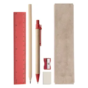 Ensemble de papeterie durable Monoli, stylo promotionnel et accessoires, merchandising écologique - Product Image 5