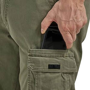 Pantalones cargo ligeros de lona de secado rápido transpirables y cómodos para adultos, hechos en Pakistán, cintura media baja MOQ - Product Image 5