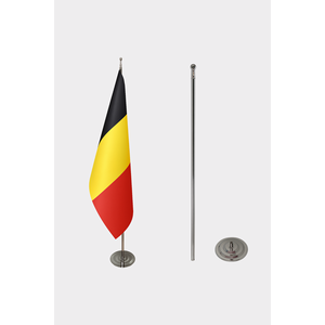 Official Belgian Interior <b>Flag</b>-Custom Logo Digital Printing 3x5ft Aluminum <b>Pole</b> Nylon or Silk Material - Product Image 2