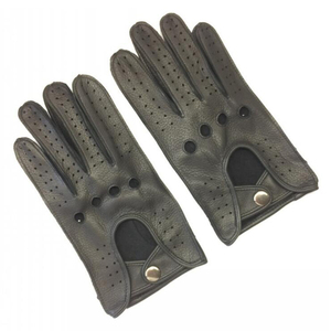 Gants d'hiver en cuir pour hommes - Design unique, compatibles écran tactile, écologiques, haute qualité, coupe ajustée, tendance - Product Image 4