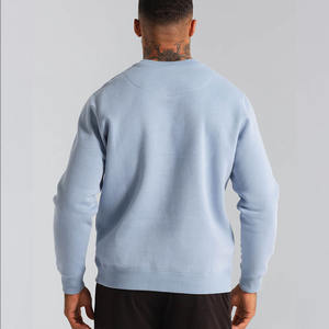 Sudadera de Cuello Redondo Retro de Algodón 100% de 350g, Estilo Americano Lavado, Corte Holgado, Antiencogimiento, para Hombre - Product Image 2