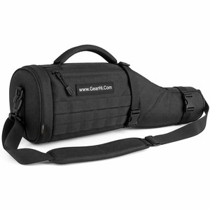 Spotting Scope Binocular <b>Padded</b> Harness Carrier MOLLE System 1000D <b>Waterproof</b> Cordura Nylon Precision Laser Rangefinder Bag - Product Image 1