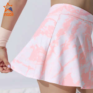 Rok tenis saku kustom kualitas tinggi diskon 50% Set pakaian olahraga wanita Festival belanja September - Product Image 5