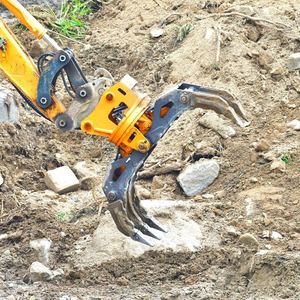 Machines de déplacement de <span class=keywords><strong>terre</strong></span>, grappin hydraulique, seau, attelage rapide, coupleur, marteau, Mini-pelle, Mini-pelle sur chenilles, 8 tonnes - Product Image 5