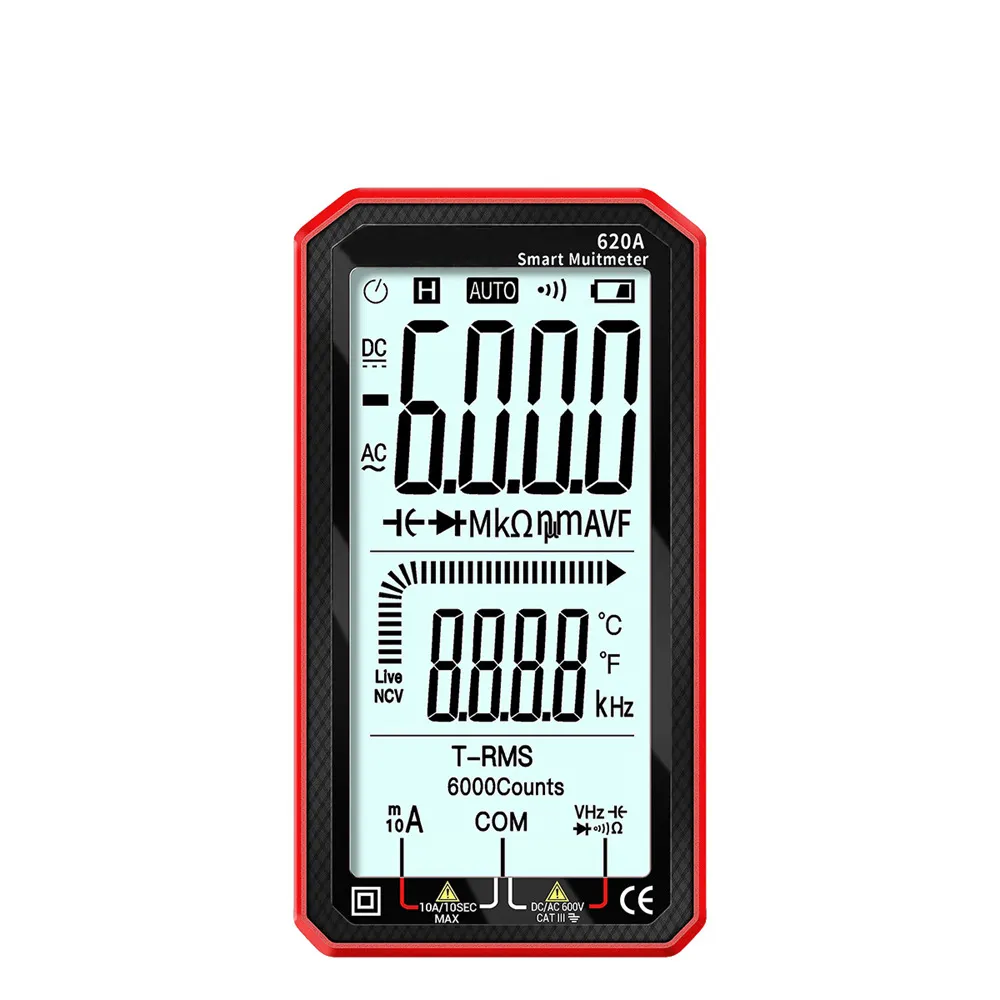 BSIDE 620A Multitester المهنية الكهربائية Multimetor Dc الفولتميتر متعدد متر متعدد متر رقمي متعدد