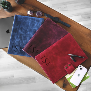 Portafolio de Cuero Personalizado, Regalo para Ella o Él, Soporte para Tablet, Organizador de Cuero, Regalo de Graduación - Product Image 4