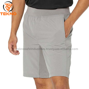 Short en coton réfléchissant avec logo de sérigraphie personnalisée pour hommes décoration lavée tissu polaire style cargo pour la course à pied basket-ball - Product Image 3