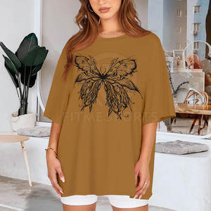 Camiseta Casual de Verano para Mujer, Talla Grande, Corte Holgado, Ecológica, Transpirable, Suave al Tacto, de Secado Rápido y Diseño Ligero - Product Image 2