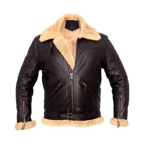 Venta caliente chaqueta de cuero de piel para hombres de alta calidad invierno otoño estilo directo de fábrica nuevas chaquetas de cuero personalizadas por Isha Industry - Product Image 3