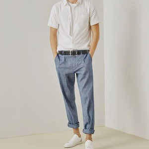 เข็มขัดหนังผู้ชายหนังแบรนด์ดังเข็มขัดหนังหัวเข็มขัดปรับระดับได้สำหรับผู้ชาย - Product Image 3