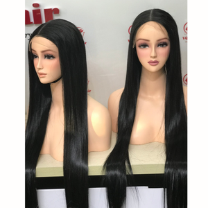 Pelucas de encaje HD peluca recta Frontal de encaje Peluca de lujo 180 densidad cabello humano vietnamita crudo 13x4 peluca Frontal de encaje preplucket - Product Image 1