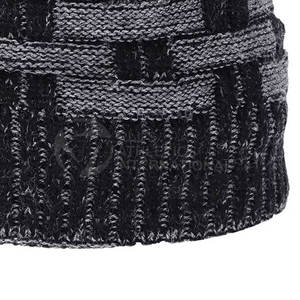 Chapeaux à bulles d'hiver fabriqués en usine hommes rembourrage chaud bulle coton rempli Bomber chapeaux 2025 bonnets Jacquard - Product Image 5