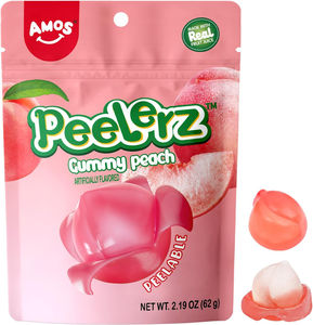 Vente en gros de bonbons gélifiés aux fruits assortis AMOS Peelerz, sachets de 6 oz, cartons de 12 unités pour les comptoirs de vente au détail - Product Image 5