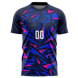 Camiseta de Fútbol Unisex de Manga Corta, Totalmente Sublimada, Antiencogimiento, Absorbe la Humedad, Secado Rápido, Transpirable - Product Image 1