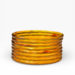 Bracelet en verre facetté de coupe émeraude doré de qualité supérieure, tendance et léger pour femmes, prix de gros - Product Image 3