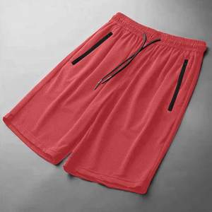 Pantalones cortos para correr Fitness de seda helada para hombre, pantalones cortos de algodón suave para yoga, ropa de playa informal para entrenamiento - Product Image 5