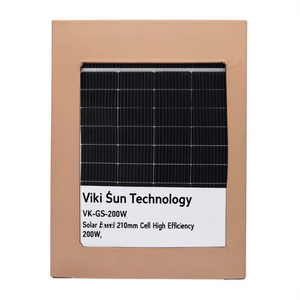Viki Sun Technology VK-GS-<b>200W</b> Monocrystalline HJT <b>Solar</b> <b>Panel</b> 210mm Cell High Efficiency <b>200W</b> - Product Image 2