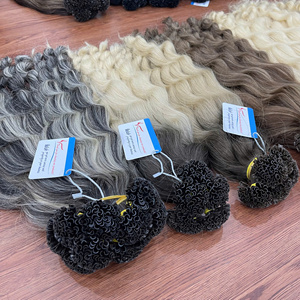 Extensiones de cabello con punta en U de queratina de materia prima virgen vietnamita Cinta preunida de estilo ondulado natural Paquetes de cabello al mejor precio - Product Image 4