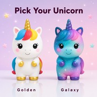 Jouet Squishy Licorne Galaxie en PU à Remontée Lente, Anti-Stress, Doux à Presser, Décoration de Bureau Kawaii, Cadeau