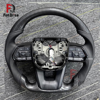 Volant en fibre de carbone pour Toyota Corolla Fortuner Land Cruiser LC300 LC200 LC150 Hilux N70 N80 Prado LC79 LC71 LC120 Hiace