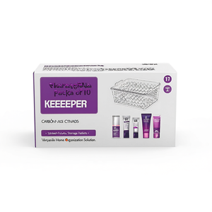 KEEEPER Paquete de 10 Cestas de Almacenamiento Rectangulares Apilables de Plástico, Solución Versátil para la Organización del Hogar - Product Image 2