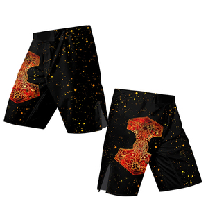Pantalones Cortos de Entrenamiento de MMA OEM ODM, Elásticos, de Secado Rápido, Transpirables, con Impresión por Sublimación Personalizada, Pantalones Cortos de Kickboxing al por Mayor para Clubes - Product Image 3