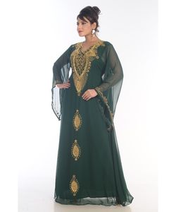 Modern Arabic <b>Kaftan</b> <b>Dress</b> For Women Wedding Gown - Product Image 1