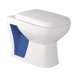 Ensemble de salle de bain arabe double couleur en céramique EWC S/P piège à eau européenne placard commode siège - Product Image 3