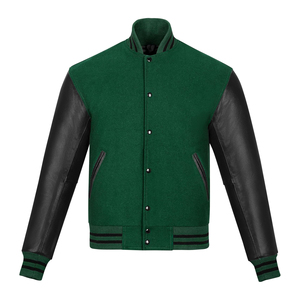 Chaqueta personalizada para hombre hecha en Pakistán con letras, nuevo estilo, transpirable, de talla grande, chaqueta universitaria de béisbol para hombre - Product Image 1