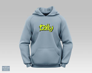 Sweat à capuche surdimensionné en coton épais pour hommes, pull d'hiver de style streetwear, chaud, doublé de polaire, avec impression personnalisée et broderie - Product Image 4