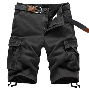 Pantalons et shorts de Offre Spéciale bon marché en gros Shorts cargo unis cousus pour hommes Shorts de basket-ball de haute qualité avec 4 poches - Product Image 5