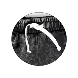 Nouveauté 2024 Short de lavage à l'acide brut en détresse 100% Short en molleton de coton de haute qualité pour hommes - Product Image 2