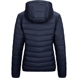 2024 meilleur Design personnalisé grande taille fermeture éclair bouffant manteau long à capuche vêtements d'extérieur femmes haute qualité personnalisé bouffant veste hiver - Product Image 2