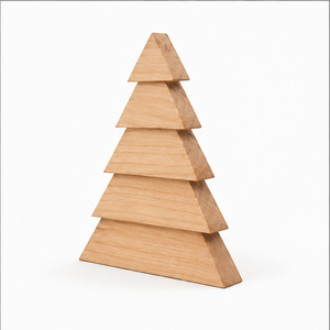 Handmade Mango Wood <b>Tree</b> Ornament Rustic Style Home Decor for <b>Christmas</b> <b>Table</b> Top - Product Image 6