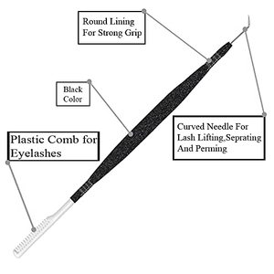 INNOVAMED INSTRUMENTS – Rehausseur de cils et sourcils en acier inoxydable, durable, réutilisable et portable, pour rehaussement de cils et extensions de permanente - Product Image 3