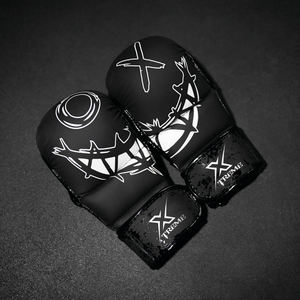 Guantes Profesionales de MMA, Boxeo y Muay Thai para Adultos y Niños, Medios Dedos, Cuero PU Grueso, Absorbe la Humedad, con Cierre - Product Image 2