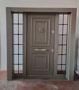 Porte d'entrée moderne en acier de luxe pour villas et résidences - Product Image 3
