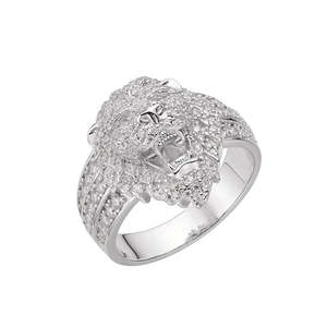 เครื่องประดับฮิปฮอปแบบใหม่ล่าสุด ประดับเพชรโมอิสซาไนต์และไข่มุกน้ำจืด ตัวเรือนเงินแท้ 925 ชุบเงิน เหมาะสำหรับงานแต่งงานและงานปาร์ตี้ - Product Image 5