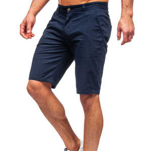 2025 nouvelle vente Short de golf Double couche 100% coton uni personnalisé Sublimation impression brodé Street Wear bouton décontracté - Product Image 4