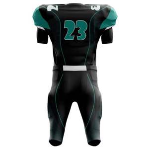 Uniforme de fútbol americano personalizado de alta calidad OEM Jersey de secado rápido con conjunto de pantalón para hombres para uso deportivo - Product Image 3