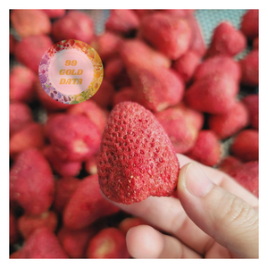 Snacks de Fresa Dulce Liofilizados envasados al Vacío a Granel para la Industria Alimentaria, Golosinas Crujientes para Niños - Caryln - Product Image 1