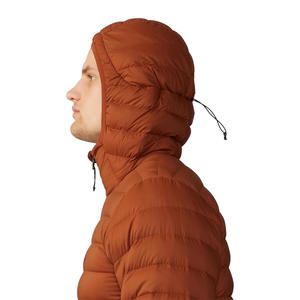 Veste en duvet pour homme, résistante à l'eau, chaude, avec options de couleurs, tailles, logos personnalisés et de fabrication OEM ODM - Product Image 3